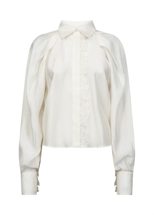 Molly boxy short skjorte Jet Stream Copenhagen Muse 